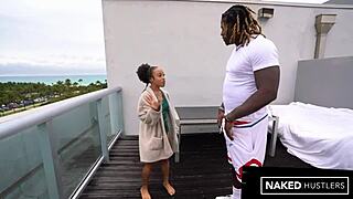 Stepbro, your huge black dick is too big for my ebony throat!