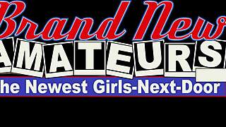 cute brunette starshine's starfish gapes wide from deep pounding then swallows every drop