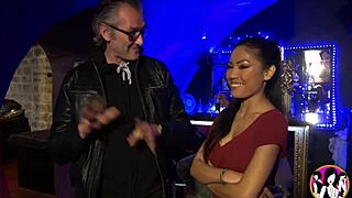 Stunning Asian Poopea Pons Big Tits in Swingers Club Double Penetration