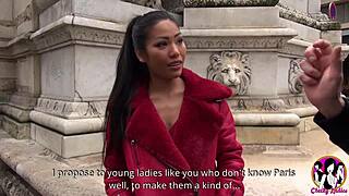 Stunning Asian Poopea Pons Big Tits in Swingers Club Double Penetration