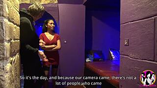 Stunning Asian Poopea Pons Big Tits in Swingers Club Double Penetration