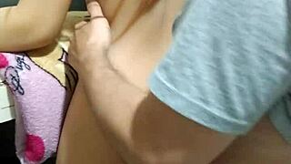 Quick kitchen fuck with my dirty stepbro 😈🍑 he pounds my fat ass so good!