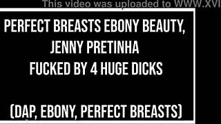 Jenny's perfect tits gape from 4 BBCs 😈