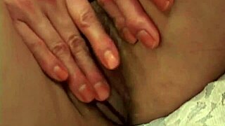 japanese housewife sneaks fingering her hairy pussy while husband sleeps next to her 😏💦🔥