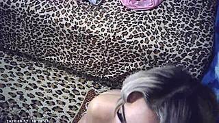 glasses asian blonde hooks up with maxxx loadz backstage for hardcore blow