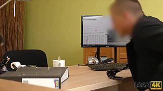 Chérie's Wet Pussy Drilled Hard By Naughty Loan Agent