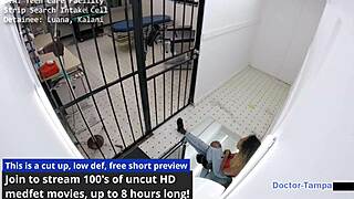 Dr Tampa pays petite teen Kalani Luana cash for spreading and orgasms backstage