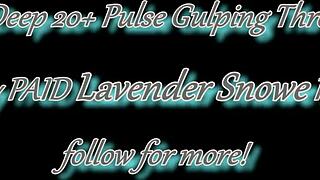 ultra goth bimbo begs for deepthroat facefuck cumshot