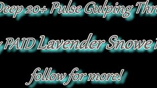 ultra goth bimbo begs for deepthroat facefuck cumshot