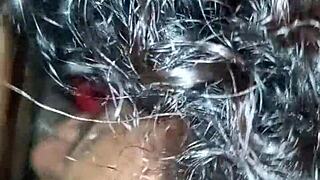 Big ass Latina teen deepthroats black cock. Can she swallow it whole?