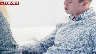 Blonde's wild passionate pounding!!