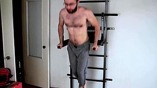 Workout with my girlfriend turns into rough doggystyle pounding 💦 Better than cardio! Her tight pussy grips that big cock