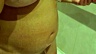 young 18 19 yo milf flaunts massive tits