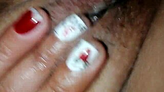 Mature woman pleasures herself in private session