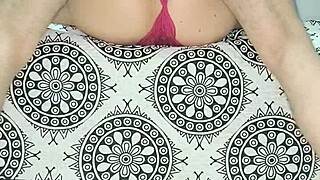 WOW Red lingerie clings to her sexy milf curves ready for raw action!