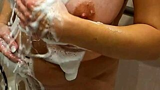 young 18 19 yo milf flaunts massive tits