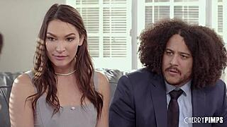 Katrina Colt's Heart Races from Ass Licking Ride as Cuck Husband Watches