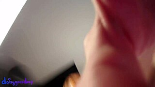 Blonde bombshell's huge ass gaped wide by massive anal toys and dildos in intense threesome clip one