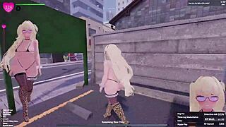 secret flasher manaka sneaks peeks during her daylight tasks