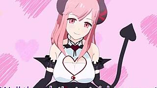 Lovey-dovey Japanese femdom hentai JOI training Eve