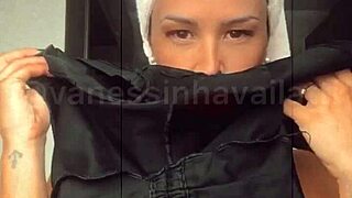 Vanessinha Vailatti's Sweaty Naked Workout Tease