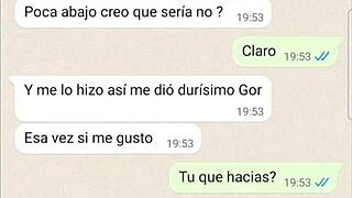 Young latina girlfriend spills dirty details on second cheating fuck part 6!