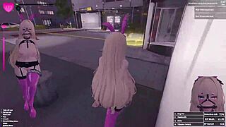 secret flasher manaka sneaks peeks during her daylight tasks