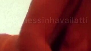 Vanessinha Vailatti's Sweaty Naked Workout Tease