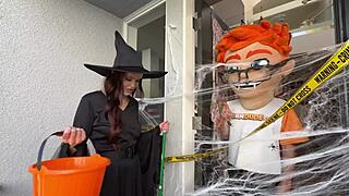 broomsticks chloe foxxe athletic big tits rides my huge cock wand magical cumshot