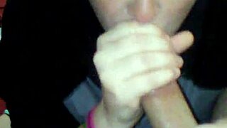 wanna see this pretty blonde choke gag and spit on cock in sloppy deepthroat handjob?