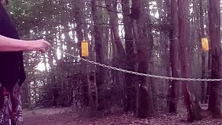 i dominated my wet slave facesitting at home then forest outdoors