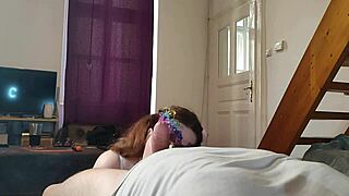 obsessed stepdaughter can't get enough of stepdaddy's monster cock slurping it sloppy deepthroat until cumshot hd