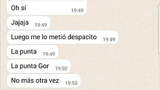 Young latina girlfriend spills dirty details on second cheating fuck part 6!