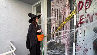 broomsticks chloe foxxe athletic big tits rides my huge cock wand magical cumshot