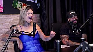 Married Wife Sells Big Ass for 500 Reais Threesome in Sheer Red