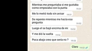 Young latina girlfriend spills dirty details on second cheating fuck part 6!