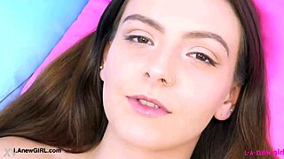 i'm sweet 18+ brunette teen showing off my sexy petite body in casting photoshoot pov