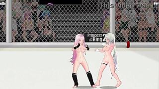 Princess ring 2: Isabel crushes Natasha in steamy lesbian wrestling catfight?