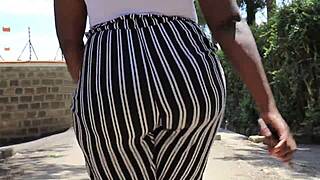 bbw ebony milf's fat ass drilled doggystyle by big black cock