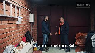 The Moscow Garage Story Two Mature Russian Men Fuck Bareback Gay Action