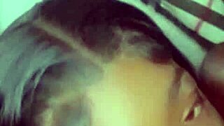 Shy Stepsis Kneels Sucking Huge Black Cocks Again