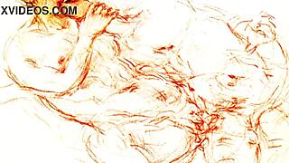 Vintage erotic art captures antique sensual poses beautifully