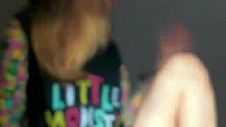 Bonneyuwu Rubs Pussy Hard With Dildo On Bed Tonight!