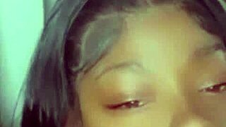 Shy Stepsis Kneels Sucking Huge Black Cocks Again