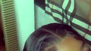 Shy Stepsis Kneels Sucking Huge Black Cocks Again