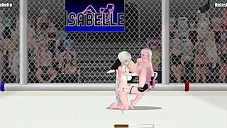 Princess ring 2: Isabel crushes Natasha in steamy lesbian wrestling catfight?