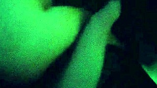 Horny wife bent over living room moaning as hubby fucks her tight pussy hard