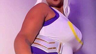 hey ebony slut with big ass and tits rides cock hard while squirting homemade