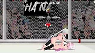 Princess ring 2: Isabel crushes Natasha in steamy lesbian wrestling catfight?