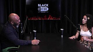 Bibi Hourani in sheer red craves anal toy fun